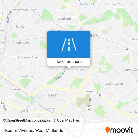 Kestrel Avenue map