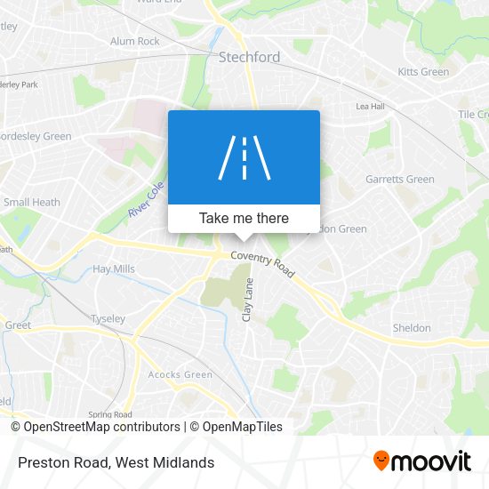 Preston Road map