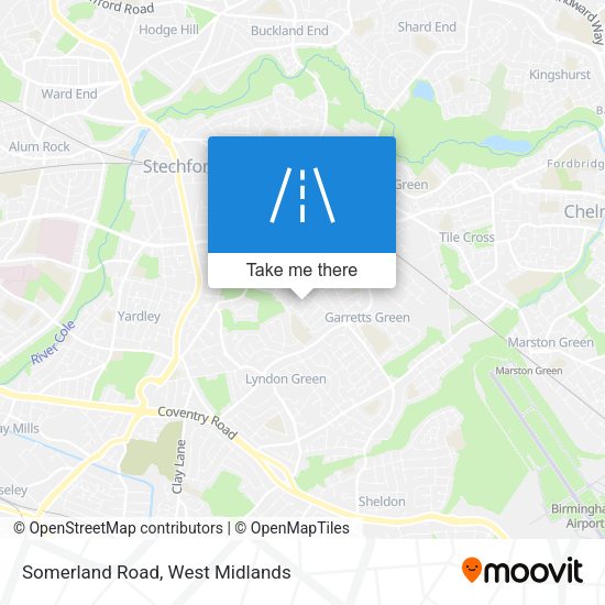 Somerland Road map