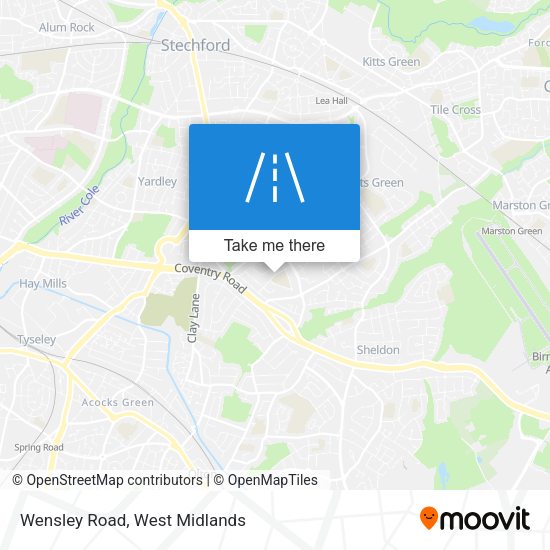 Wensley Road map