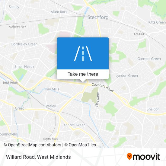 Willard Road map