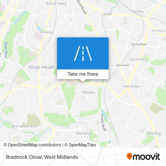 Bradnock Close map