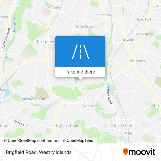 Brigfield Road map