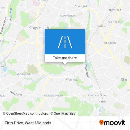 Firth Drive map