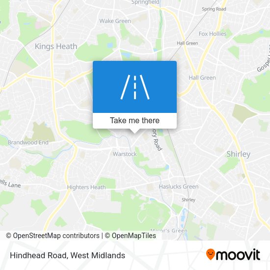 Hindhead Road map