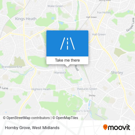 Hornby Grove map