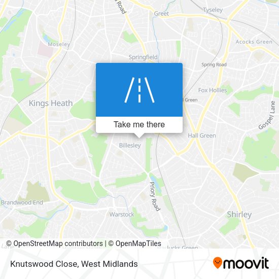 Knutswood Close map