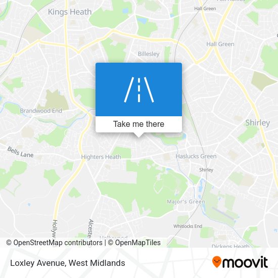 Loxley Avenue map