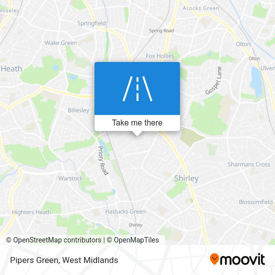 Pipers Green map