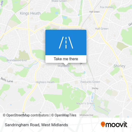 Sandringham Road map