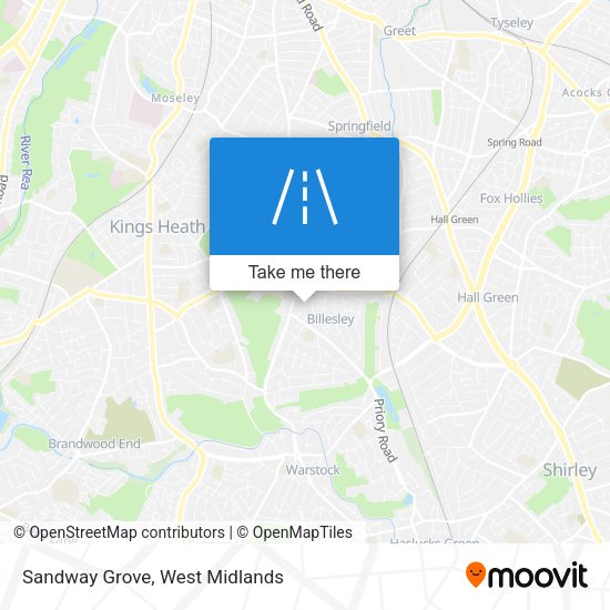 Sandway Grove map