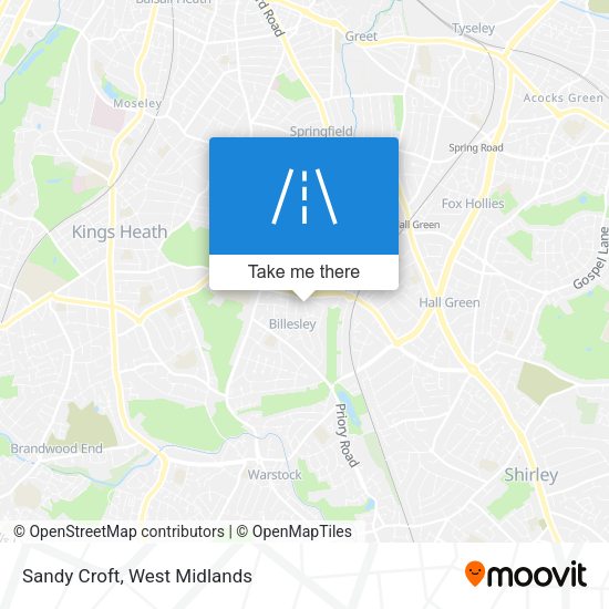 Sandy Croft map