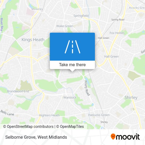 Selborne Grove map