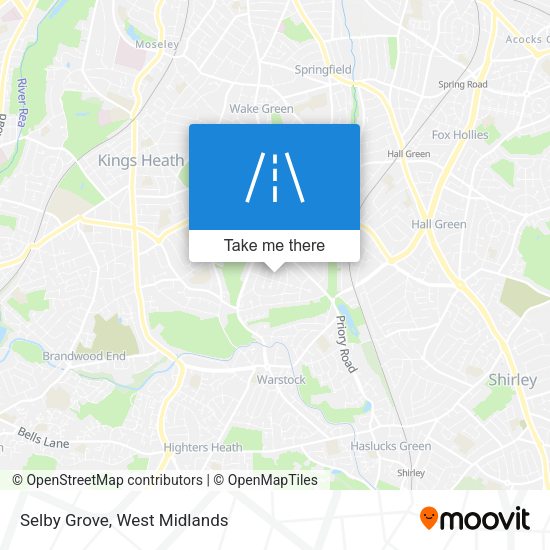 Selby Grove map