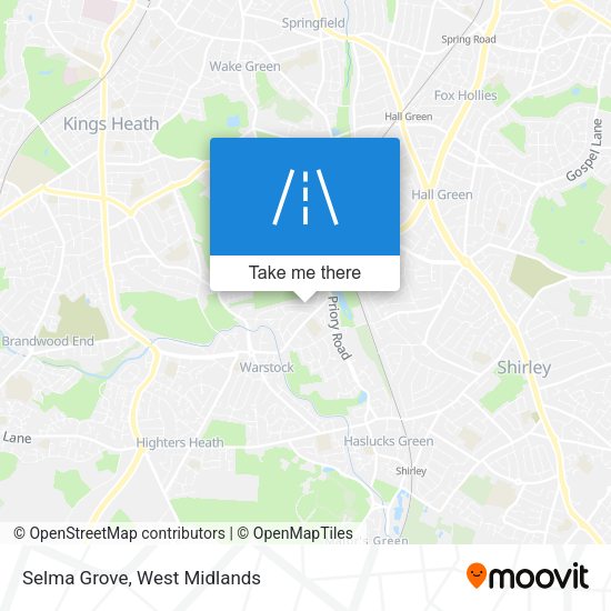 Selma Grove map