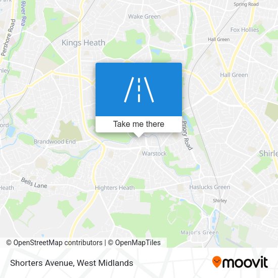 Shorters Avenue map