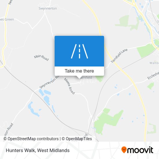 Hunters Walk map