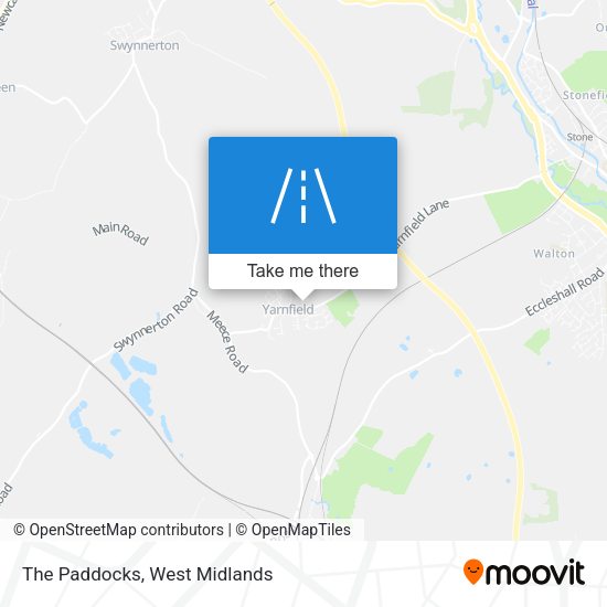 The Paddocks map