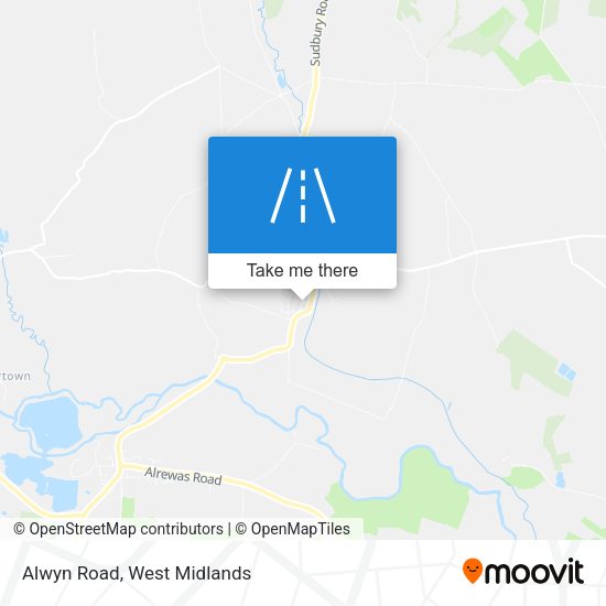 Alwyn Road map