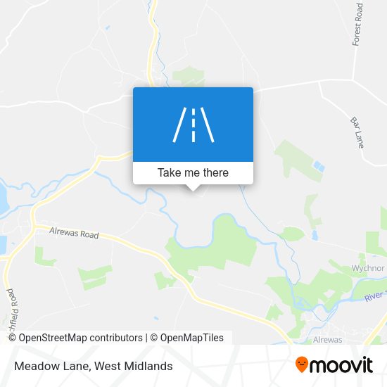 Meadow Lane map