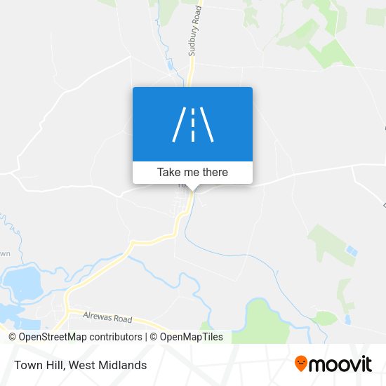 Town Hill map