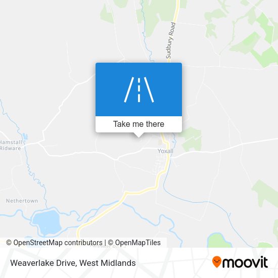 Weaverlake Drive map