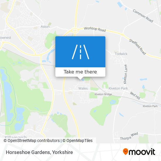 Horseshoe Gardens map