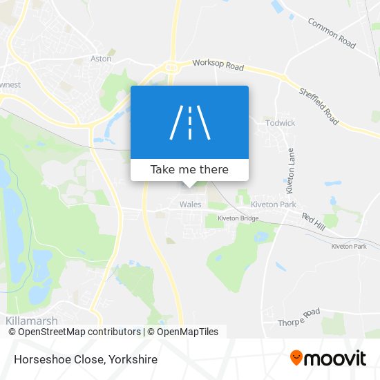 Horseshoe Close map