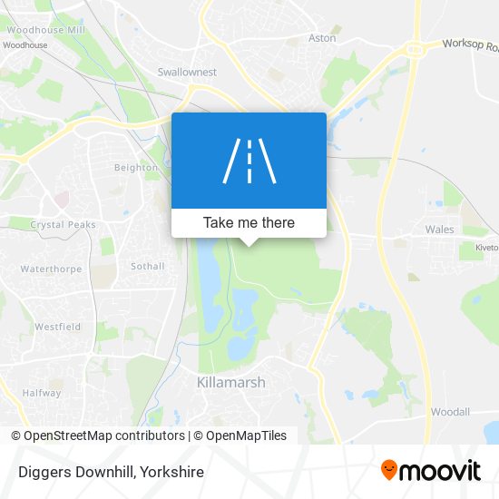 Diggers Downhill map