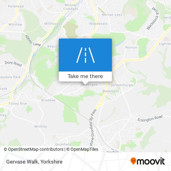 Gervase Walk map