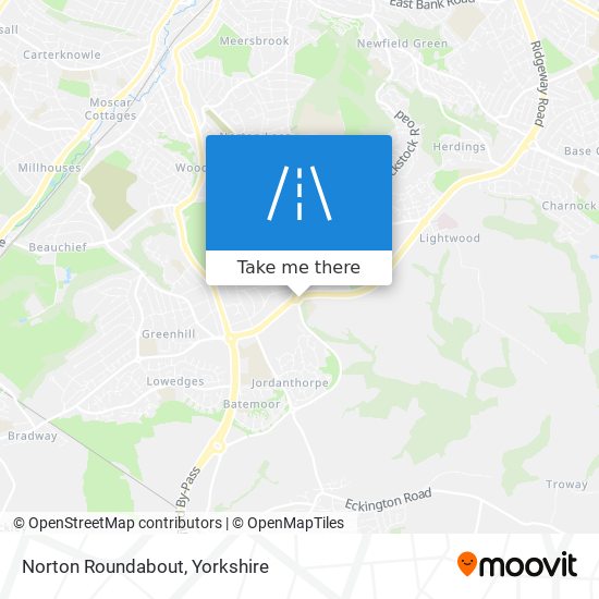 Norton Roundabout map