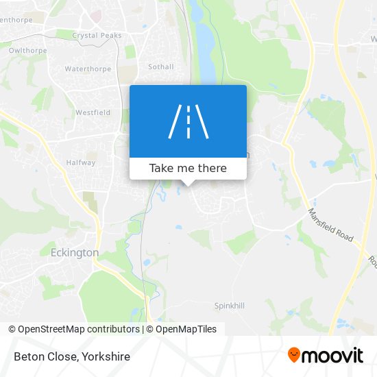 Beton Close map
