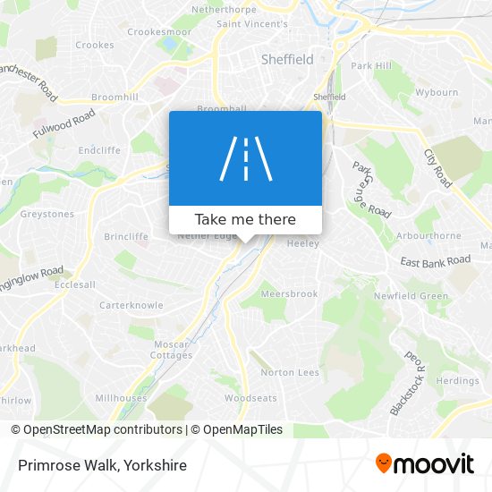 Primrose Walk map