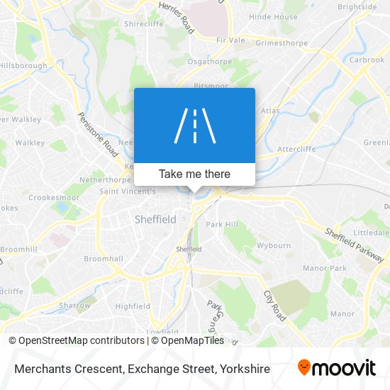 Merchants Crescent, Exchange Street map