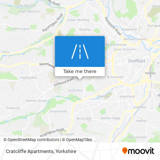 Cratcliffe Apartments map