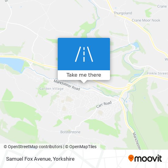Samuel Fox Avenue map