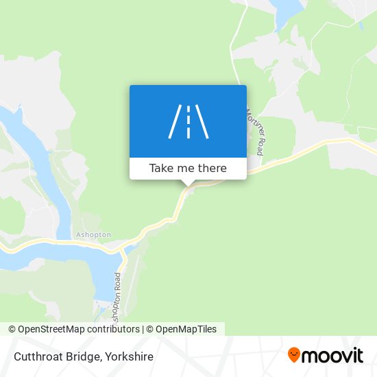 Cutthroat Bridge map