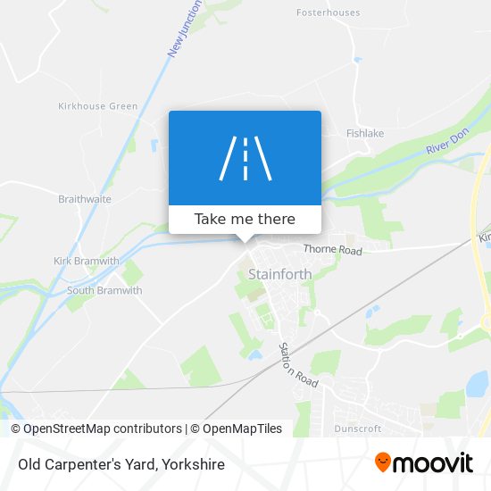 Old Carpenter's Yard map
