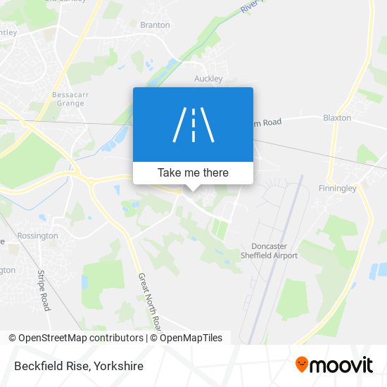 Beckfield Rise map