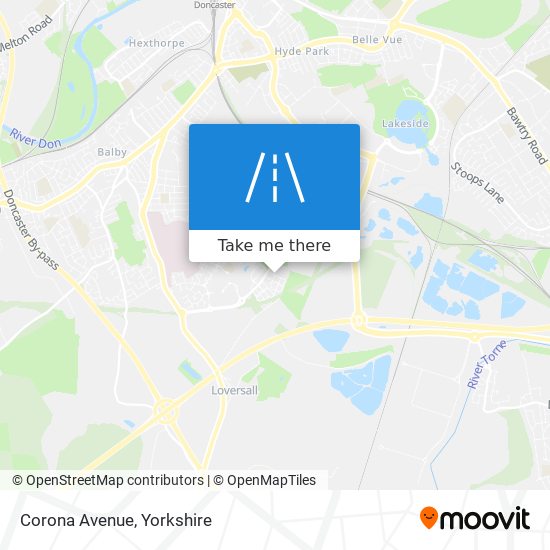 Corona Avenue map