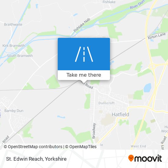 St. Edwin Reach map