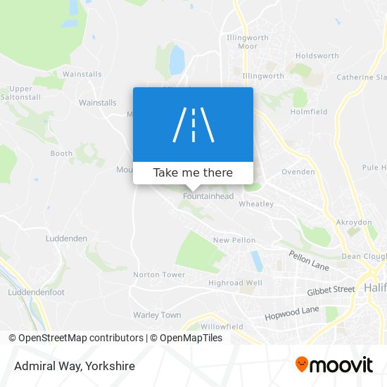 Admiral Way map
