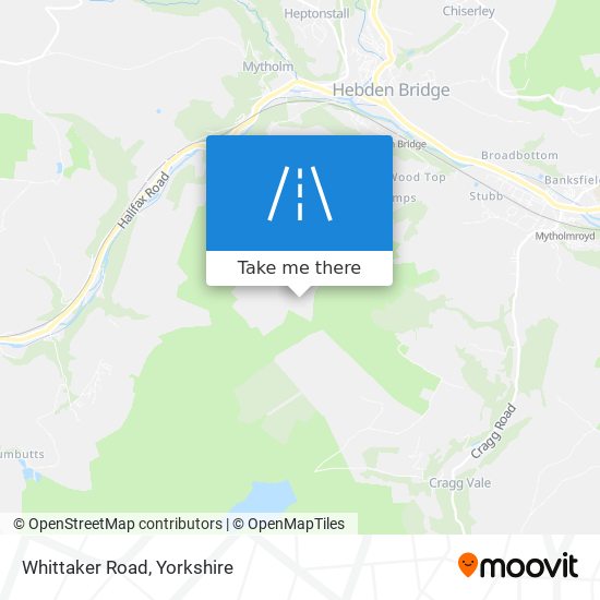 Whittaker Road map