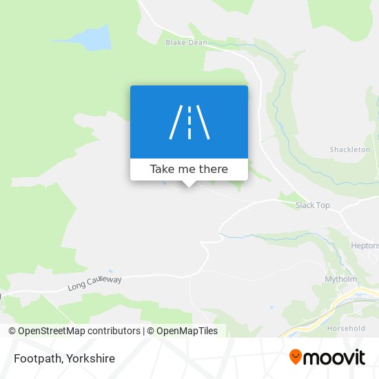 Footpath map