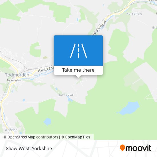 Shaw West map