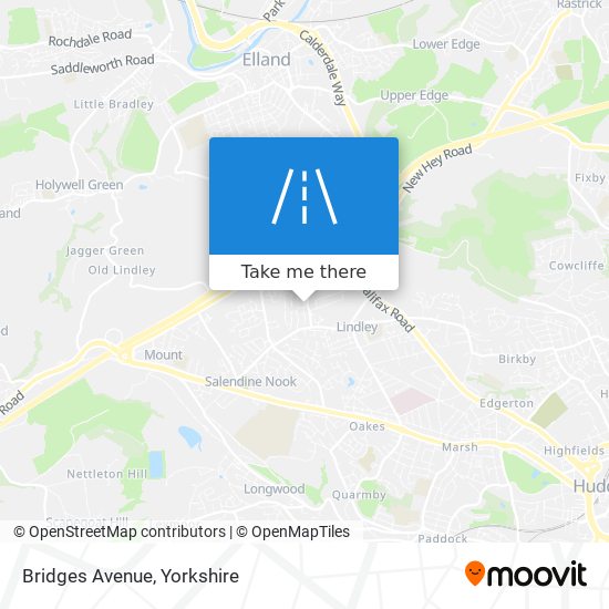 Bridges Avenue map