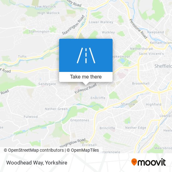 Woodhead Way map