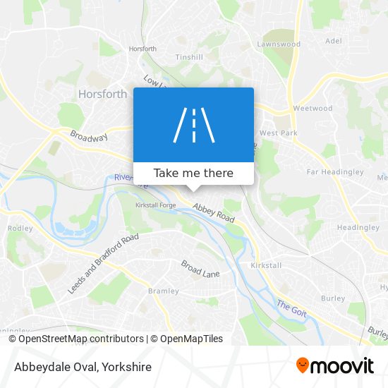 Abbeydale Oval map