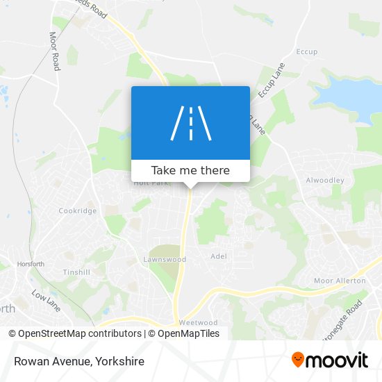 Rowan Avenue map