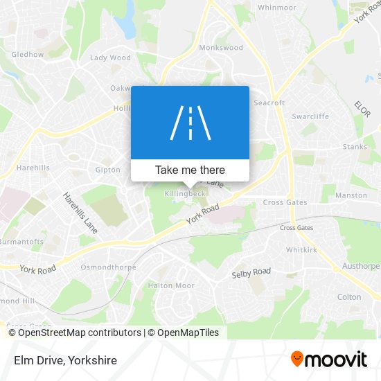 Elm Drive map